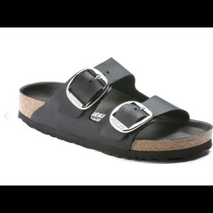 Birkenstock Arizona Big Buckle oiled leather black